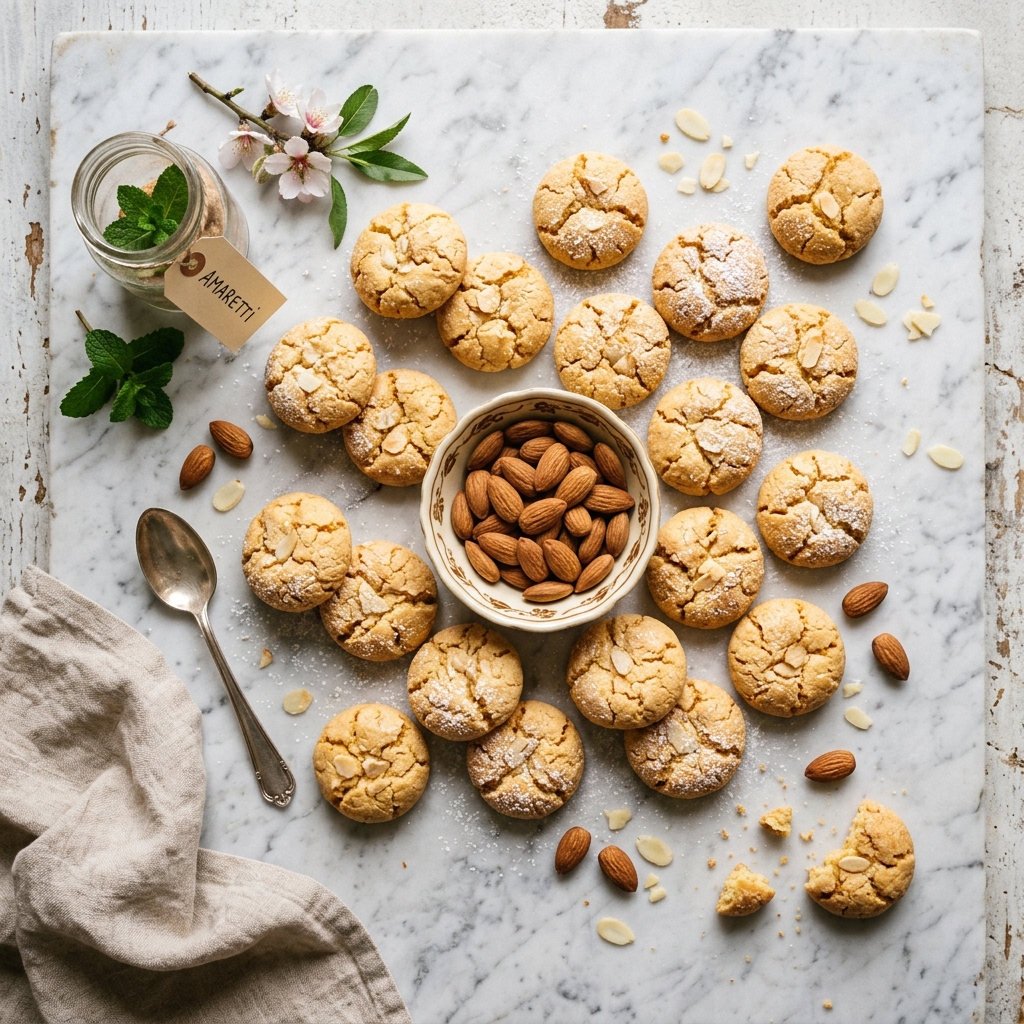 Amaretti aux amandes moelleux - Cookolab Reims